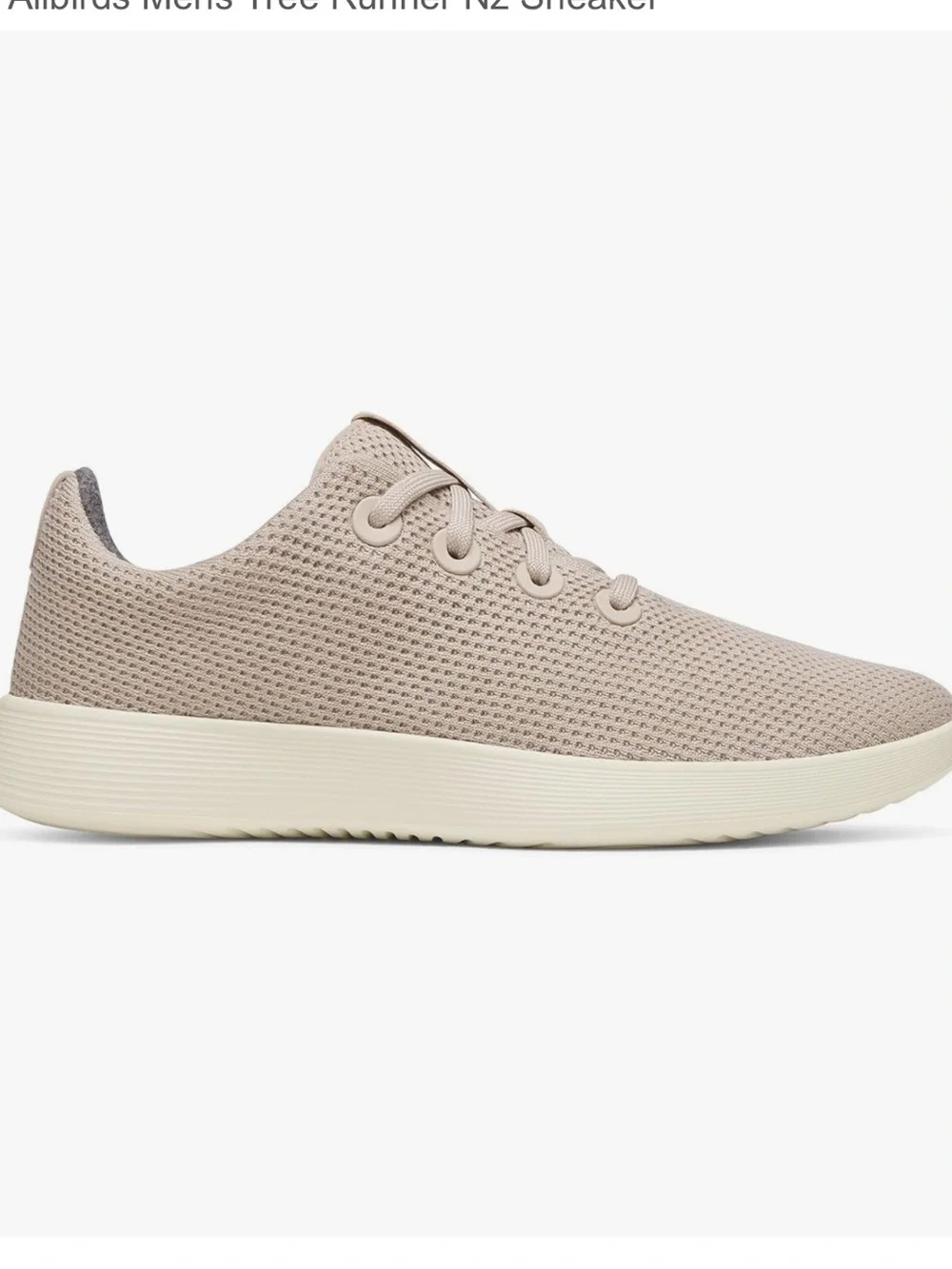 Allbirds Women’s Tree Runner Nz Sneaker Rugged Beige Size 9 - Picture 2 of 7